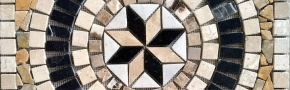 Doğaltaş mermer mozaik madalyon modeli, mermer mozaik dekor, doğaltaş dekor ürünü, 60cm - 80cm- 90cm- 100cm - 120cm veya dilediğiniz bir ölçüde imal edilebilir. Değişik renklerde ve modellerde mermer mozaiklerimiz mevcuttur.