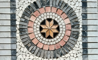 Doğal taş madalyon, dekor mozaik, dekoratif mozaik göbek , mozaik göbek